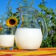 milk pitcher and cup